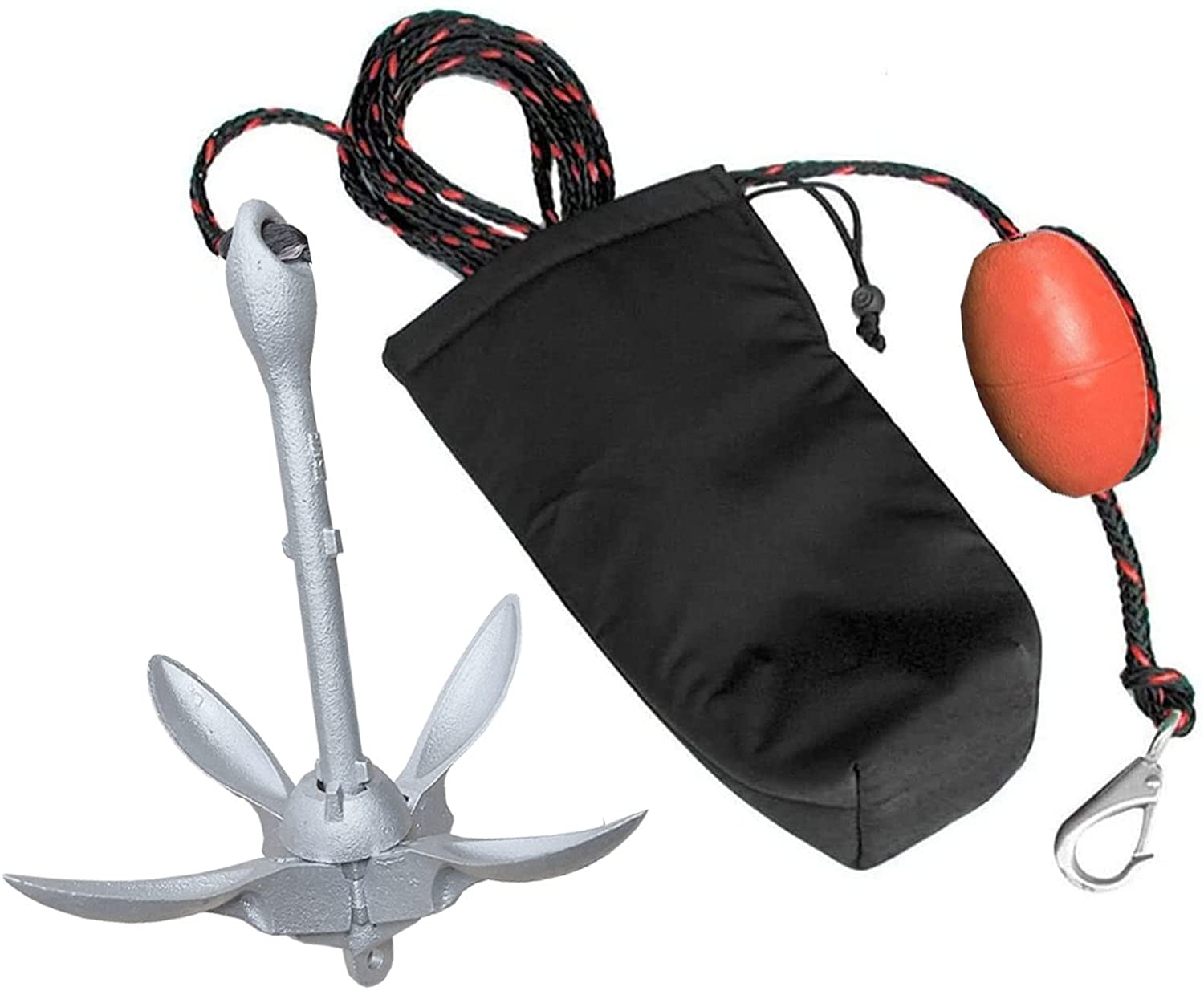 Boat Anchor Kit Galvanized - Складная якорная система для байдарки, 1,5