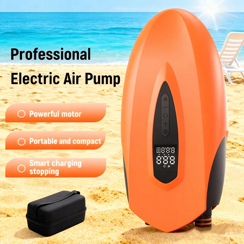 Inflatable Boat Electric Pump - Перезаряжаемый беспроводной электрический воздушный насос, портативный