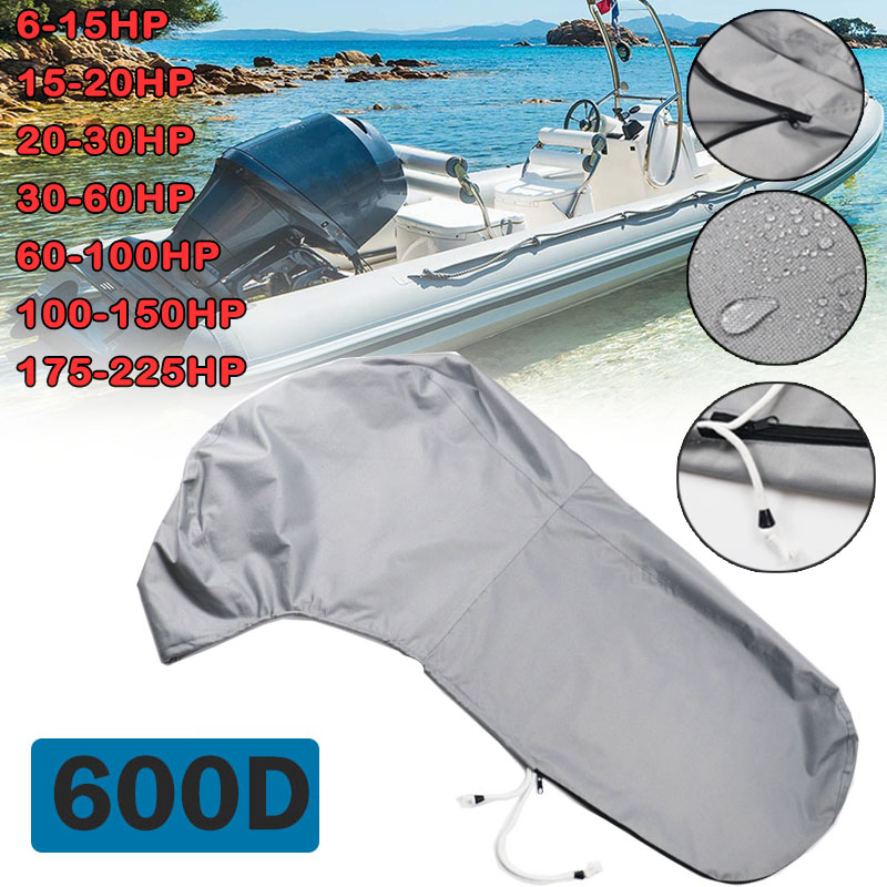 Outboard Motor Cover Waterproof - Сверхпрочная крышка подвесного мотора, водонепроницаемая полноразмерная