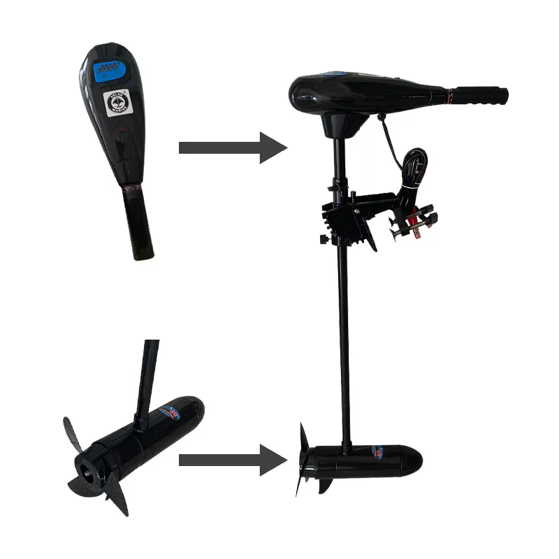 Electric Outboard Motor 3Hp - Надувной каяк из ПВХ, 88 фунтов,