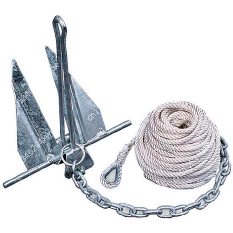 Boat Anchor Kit Galvanized - Комплект складного якоря-зонтика Дэнфорта из оцинкованной