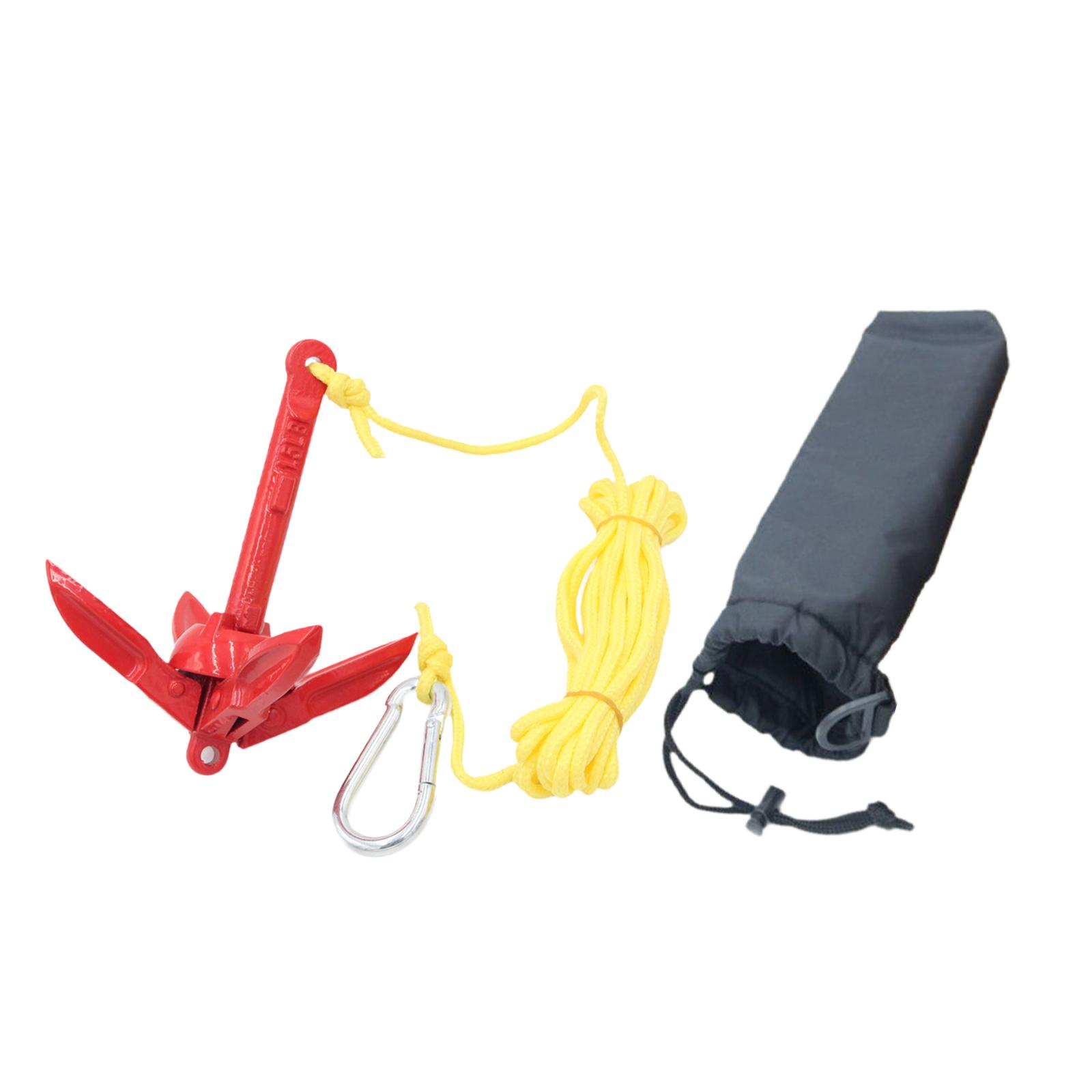 Boat Anchor Kit Galvanized - Складной комплект оцинкованного морского когтя с