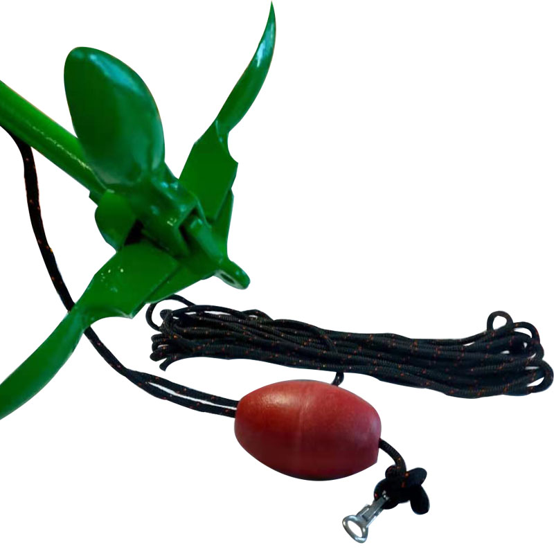 Boat Anchor Kit Galvanized - Морская лодка 1,5 кг, зеленый якорь,