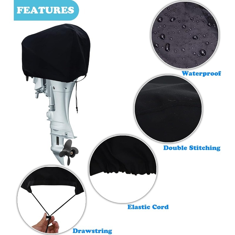 Outboard Motor Cover Waterproof - Чехол для лодочного мотора, водонепроницаемый, пылезащитный,