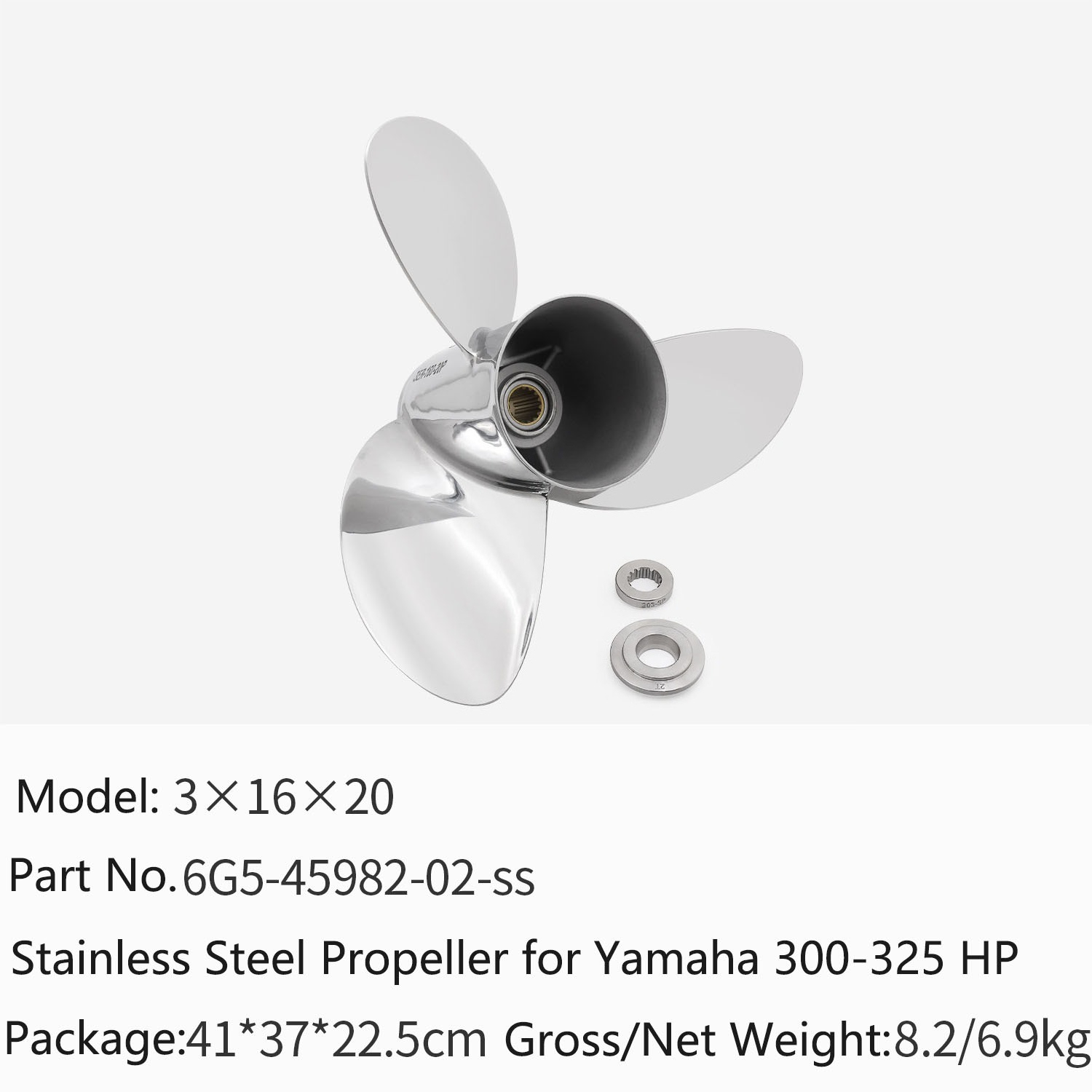 Винт из нержавеющей стали для  – обзор и цена Outboard Motor Propeller Stainless