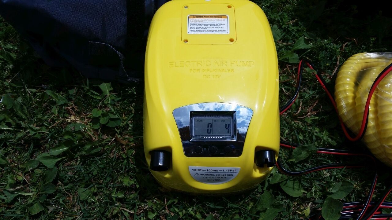 Цифровой электрический насос в – обзор и цена Inflatable Boat Electric Pump