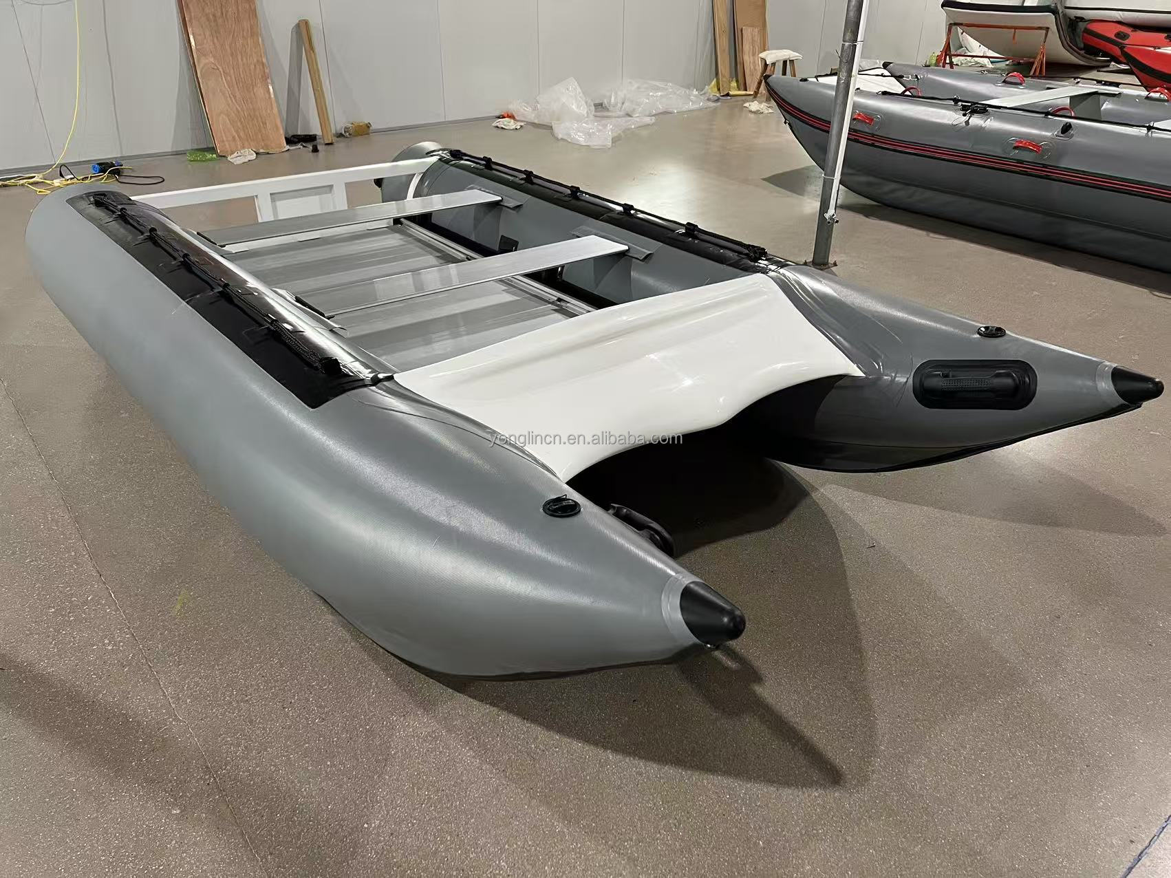 Надувная лодка-катамаран Zapca – обзор и цена Inflatable Boat 3.3M Pvc