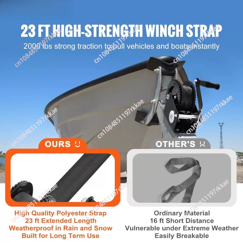 Ручная лебедка с тяговым усили – обзор и цена Boat Trailer Winch Strap