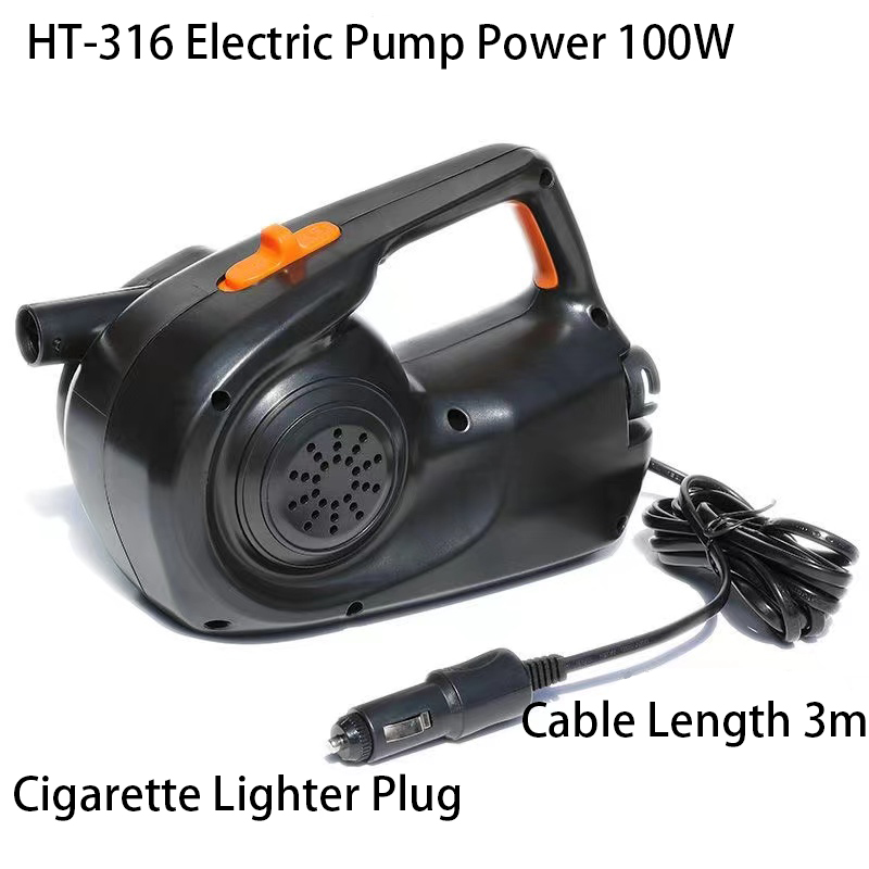 HT-316 12 в автомобильный Акку – обзор и цена Inflatable Boat Electric Pump