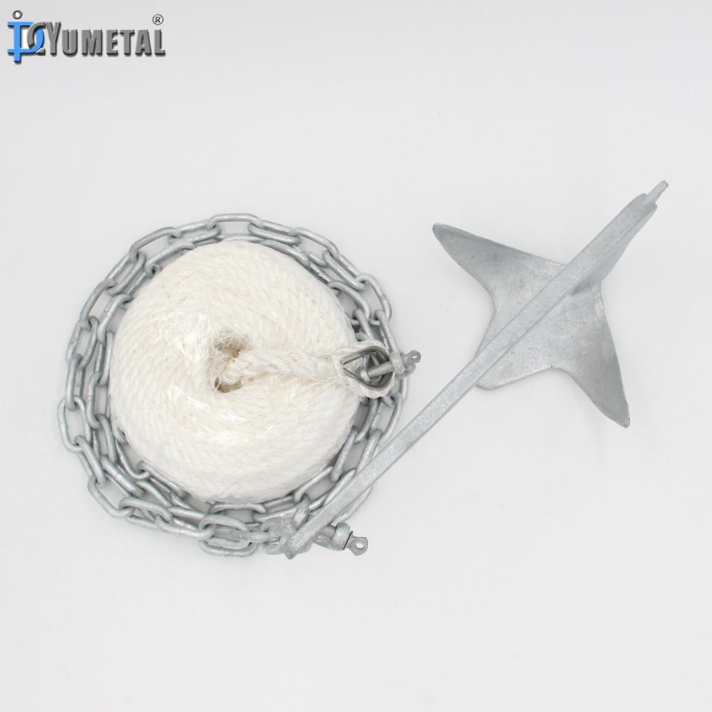 Комплект якоря Bruce с веревко – обзор и цена Boat Anchor Kit Galvanized