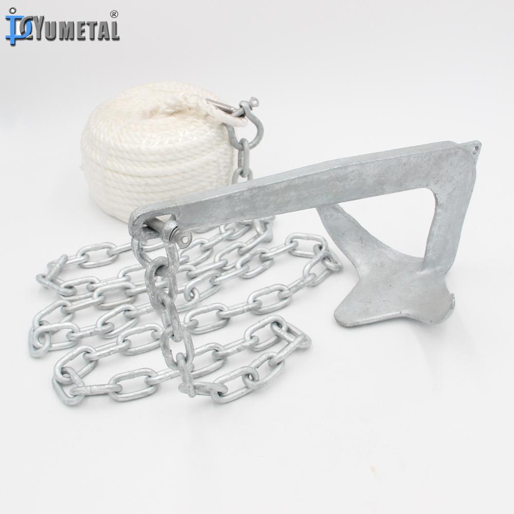 Комплект якоря Bruce с веревко – обзор и цена Boat Anchor Kit Galvanized