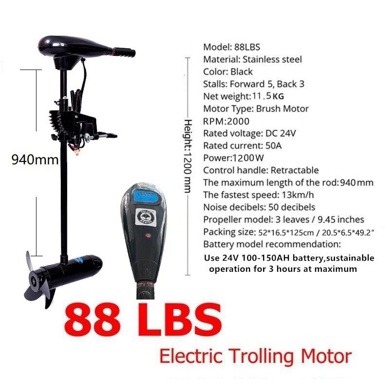 Надувной каяк из ПВХ, 88 фунто – обзор и цена Electric Outboard Motor 3Hp