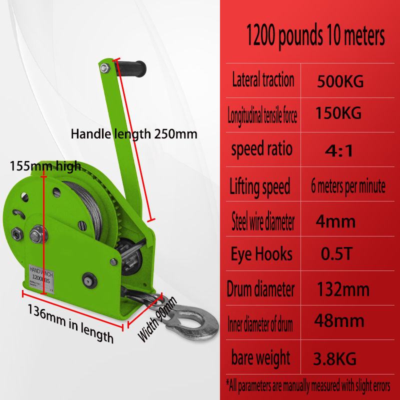 Ручная лебедка, двунаправленна – обзор и цена Boat Trailer Winch Strap
