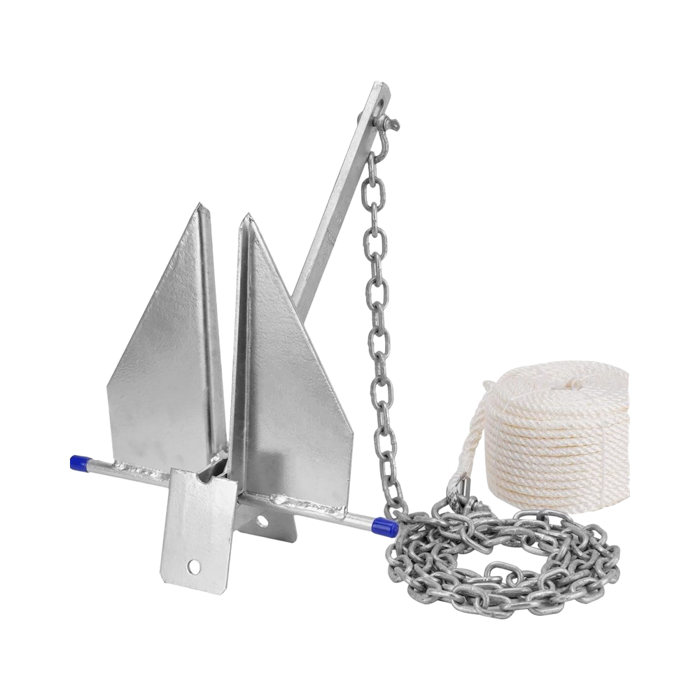 Комплект мощных якорей для лод – обзор и цена Boat Anchor Kit Galvanized