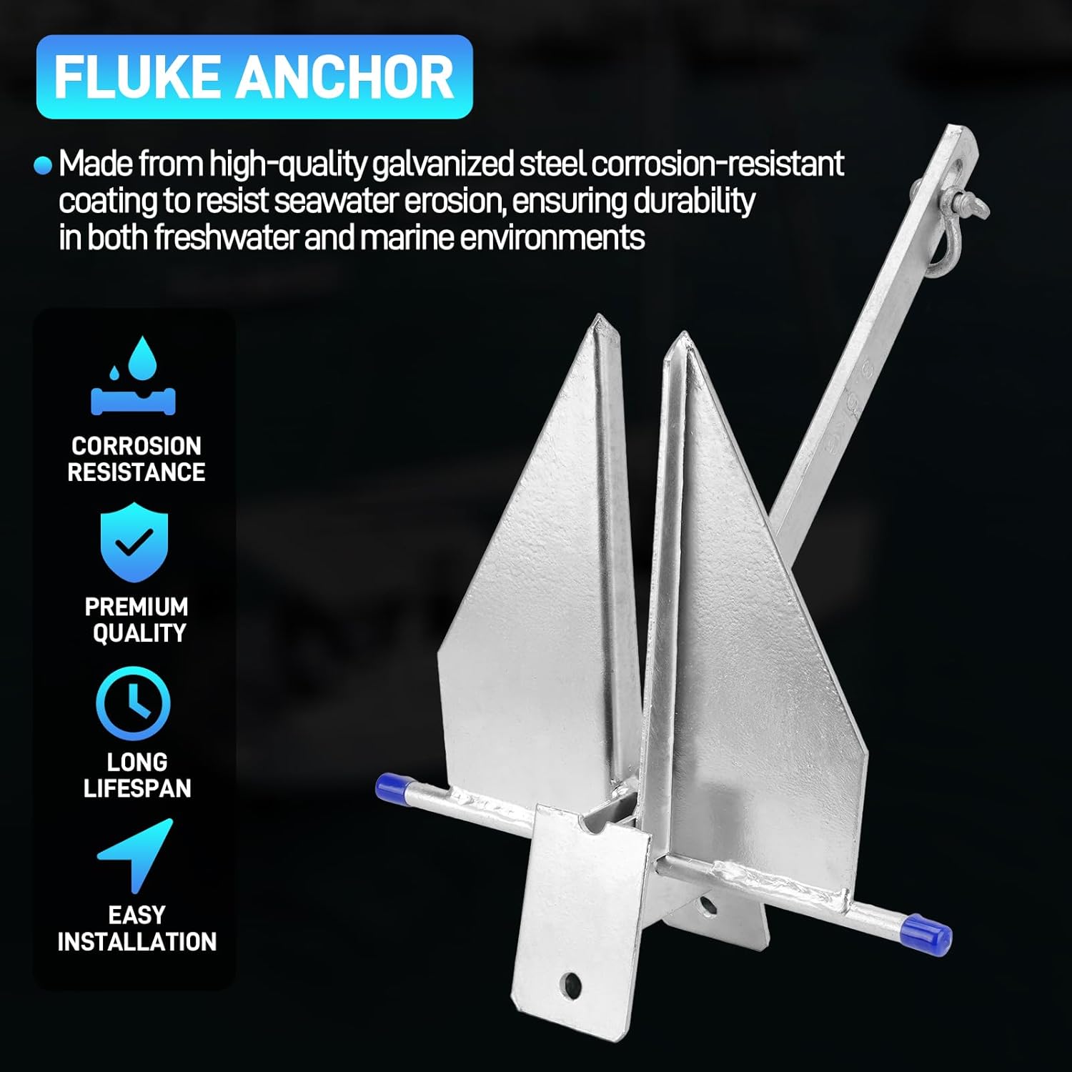 Комплект мощных якорей для лод – обзор и цена Boat Anchor Kit Galvanized