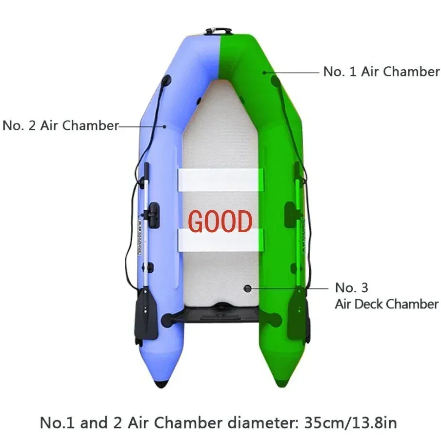 Надувная лодка размером 2,3–3, – обзор и цена Inflatable Boat 3.3M Pvc