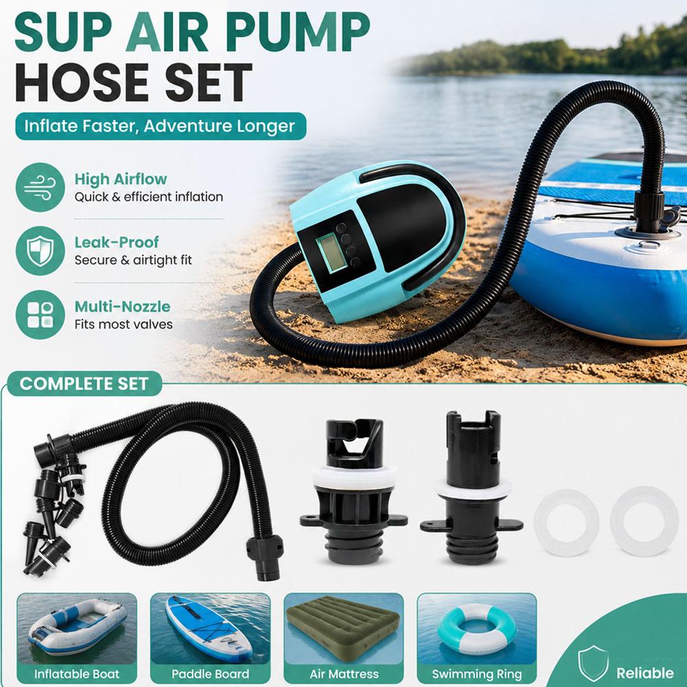 Комплект воздушного шланга с 7 – обзор и цена Inflatable Boat Electric Pump