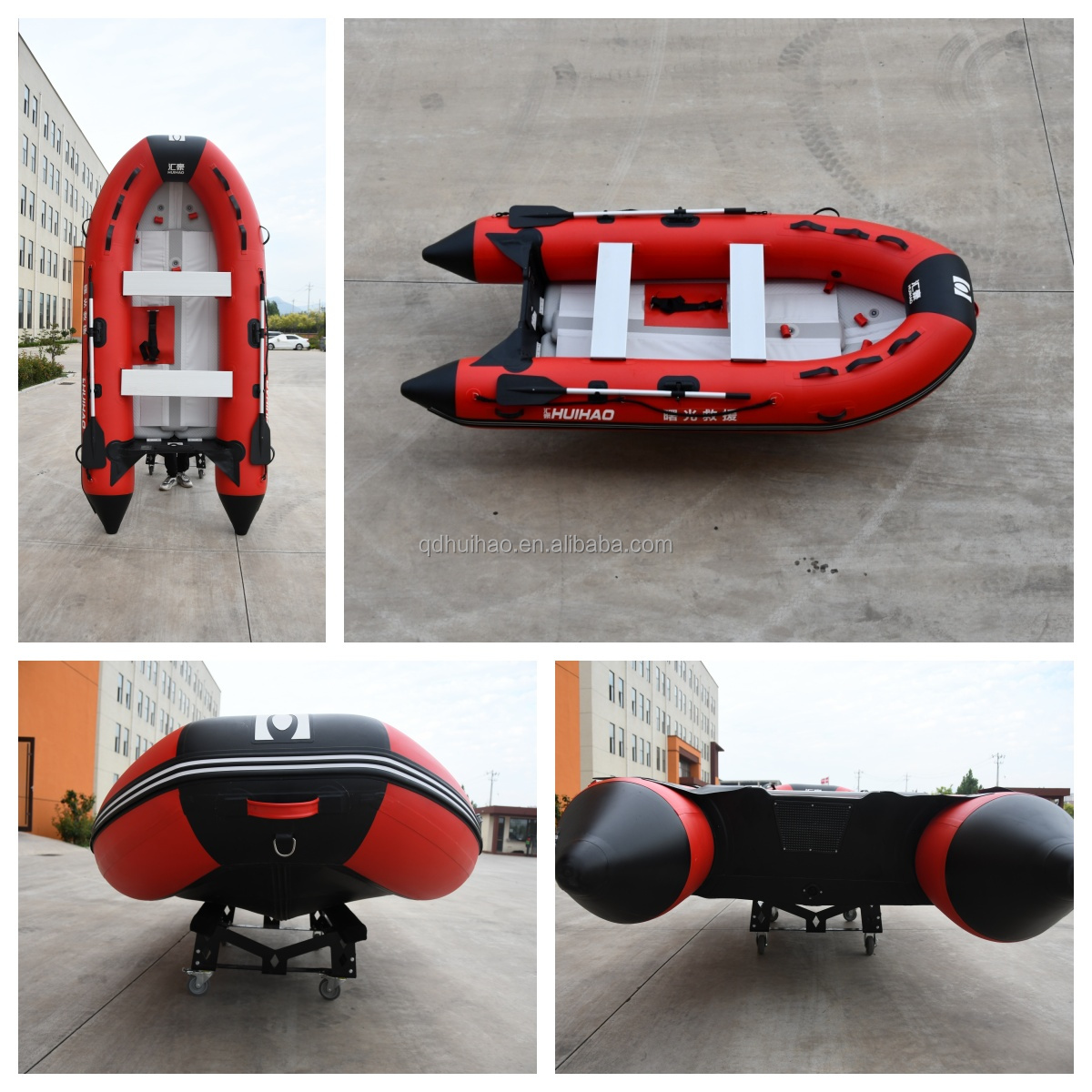 Надувная рыболовная лодка HUIH – обзор и цена Inflatable Boat 3.3M Pvc