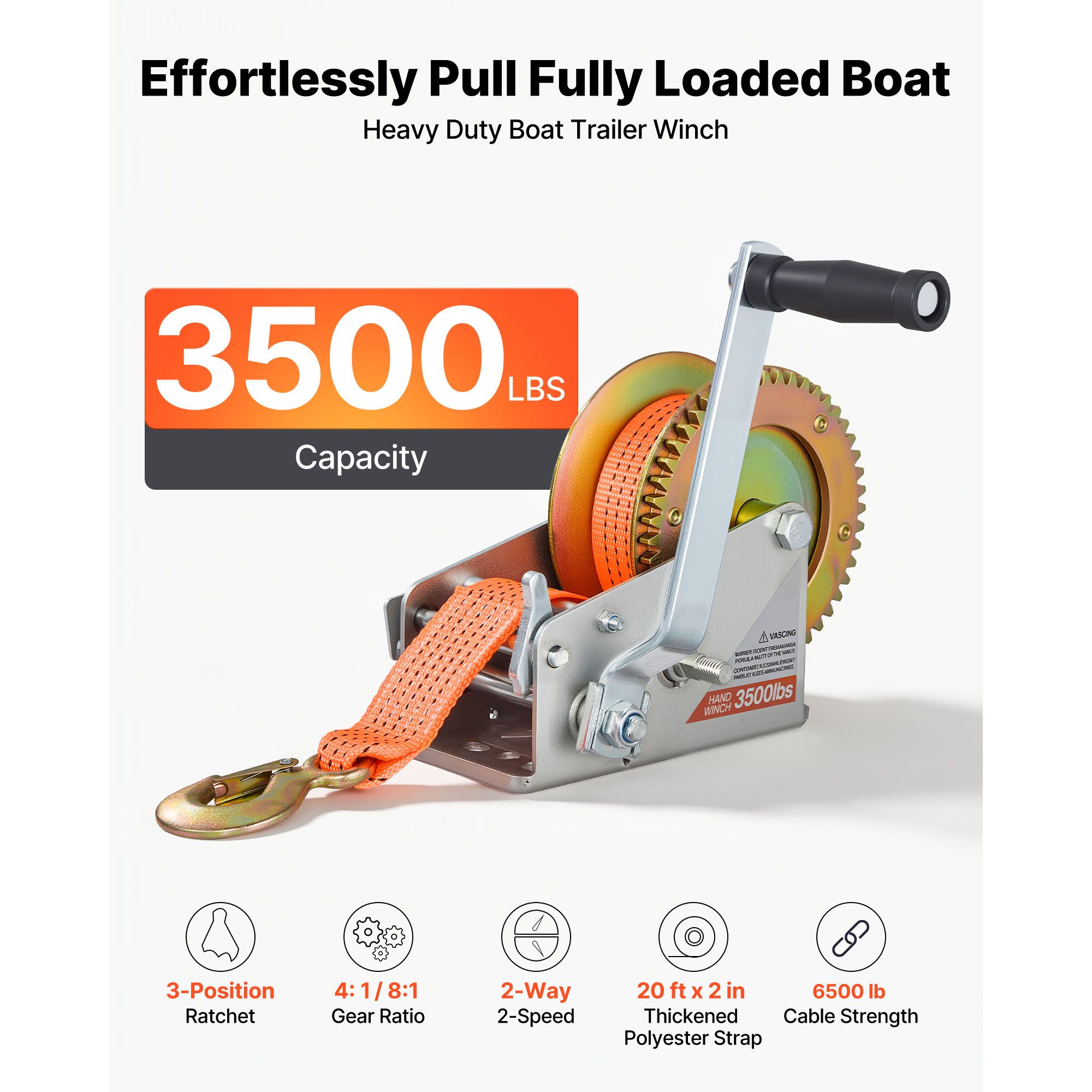 Лебедка для лодок, ручная лебе – обзор и цена Boat Trailer Winch Strap